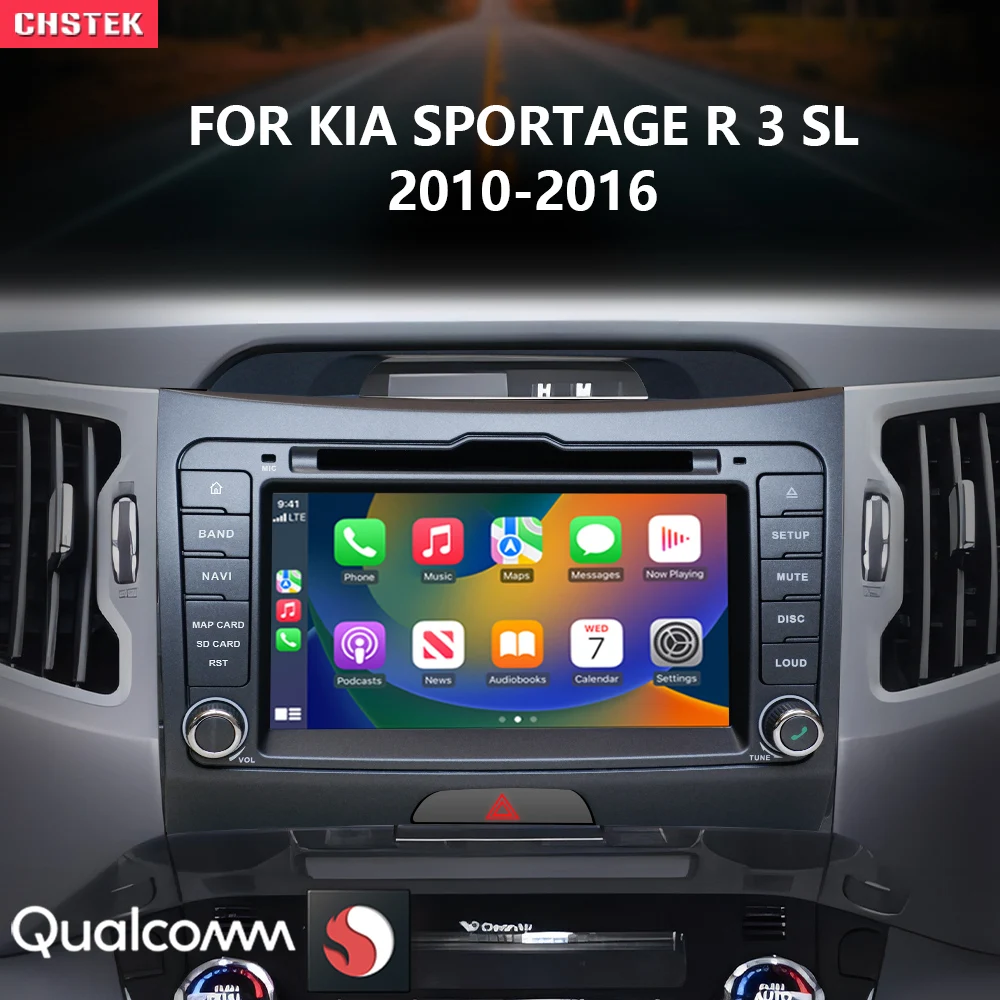 CHSTEKAndroid13CarRadioMultimediaStereoCarPalyNavigationAutoScreenForKiaSportageR