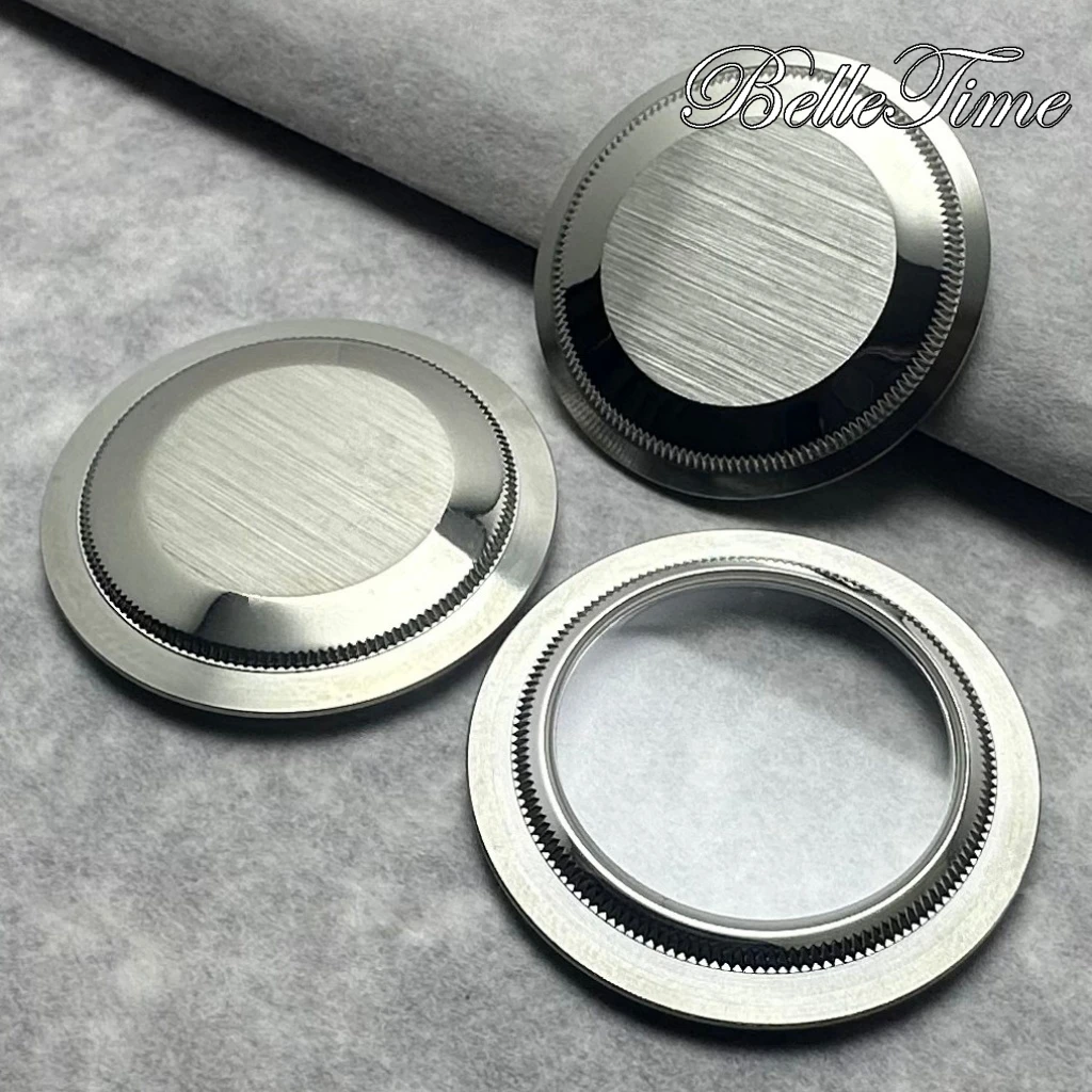 Steel Case Watch Back Cover, 36mm/39mm, Transparent & Opaque Finishes - Watch Modification Accessory