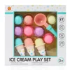 1 Set Plastic Colorful Sweet Ice Cream Cakes Play Toys for Children Pretend Play Food 1