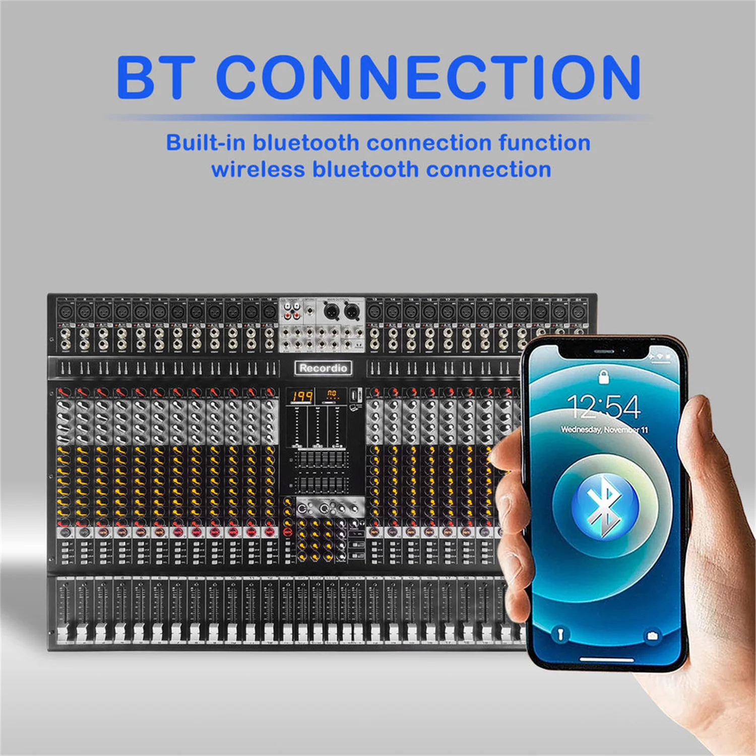 GAX-XM24 Recordio Professional 24-channels USB Audio Mixer With