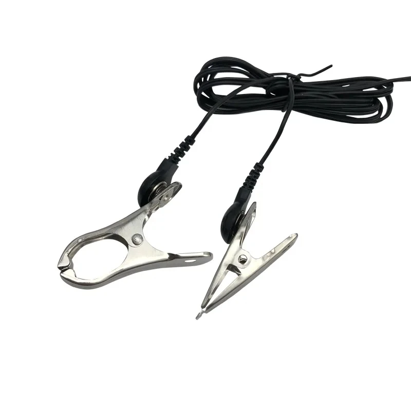 Electro shock nipple clamps clips breast BDSM Bondage Restraint Fetish penis lock electric medical Themed sex toy