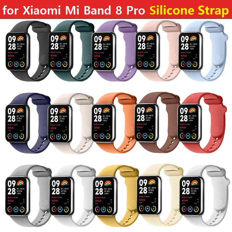 

Ремешок силиконовый для смарт-часов Xiaomi Mi Band 8 Pro, 40 шт.