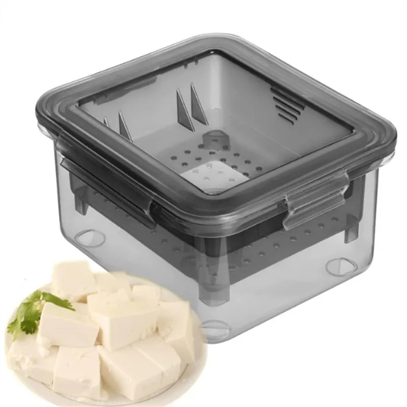 Tofu Press 3-Layer Mold with Water Removal Drainer