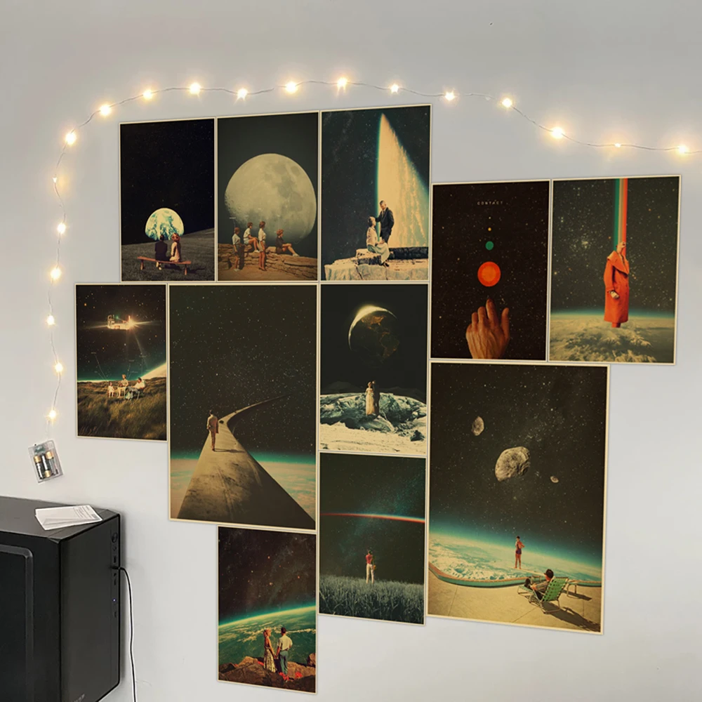 Рисунок 4 - Космическая крафт-бумага плакат