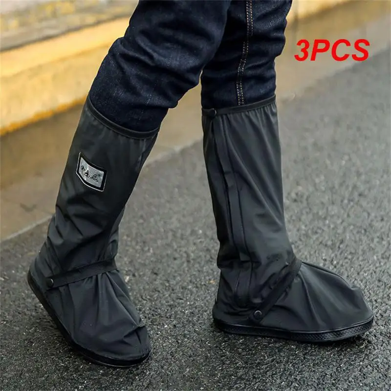 

3PCS High-Quality Men's And Women's Rainproof And Waterproof Boots Cover Rubber Boots Reusable Shoe Cover Non-Slip Rain Boots
