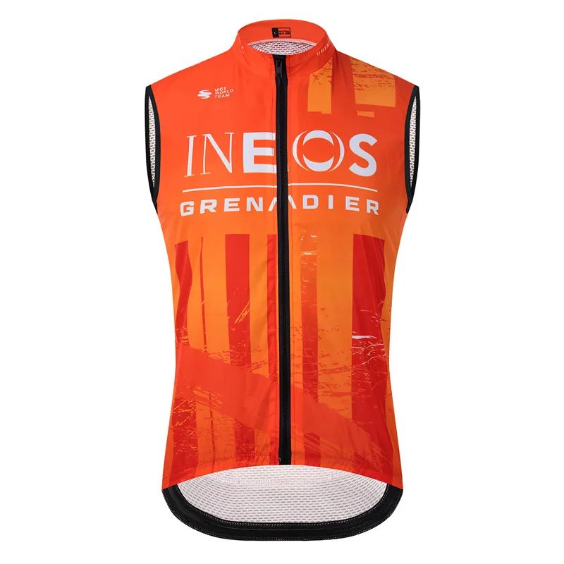 Ineos New Road Cycling Suit Night Riding Light, Wind Proof, Waterproof Charge Tank Top, Colored Vest Reflective Clothing cycling vest