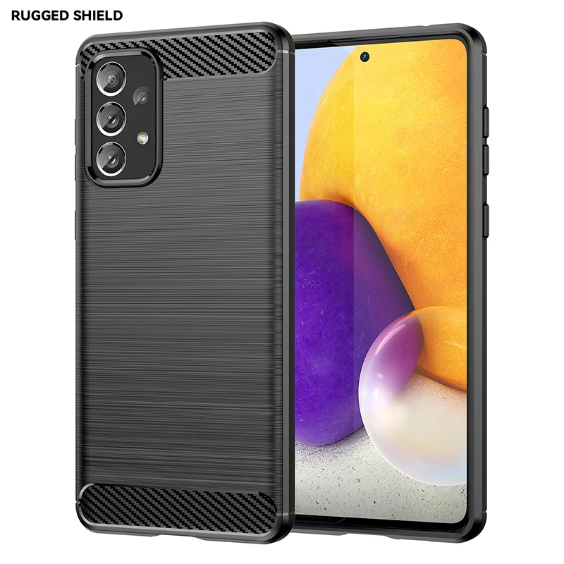 Gummi Kohle faser weiche TPU Silikon Rückseite für Samsung A52 A53 A73 A71 A51 A32 A23 A72 A10 A20 A50 A21s A31 A70 Telefon hülle – Detail 9