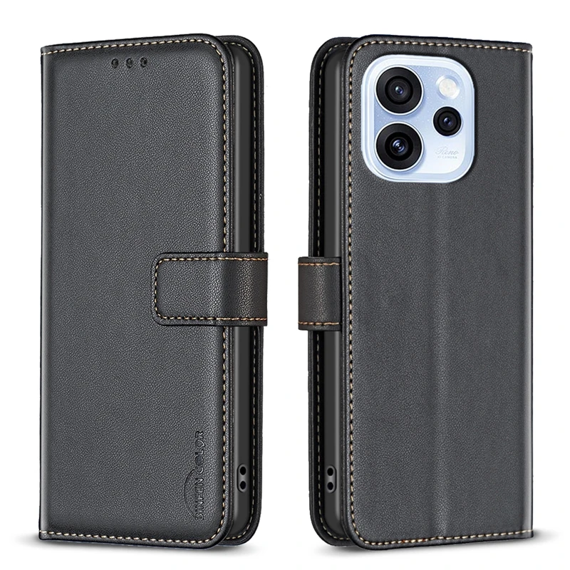 Leather Flip Wallet Stand Phone Case - Premium Cover