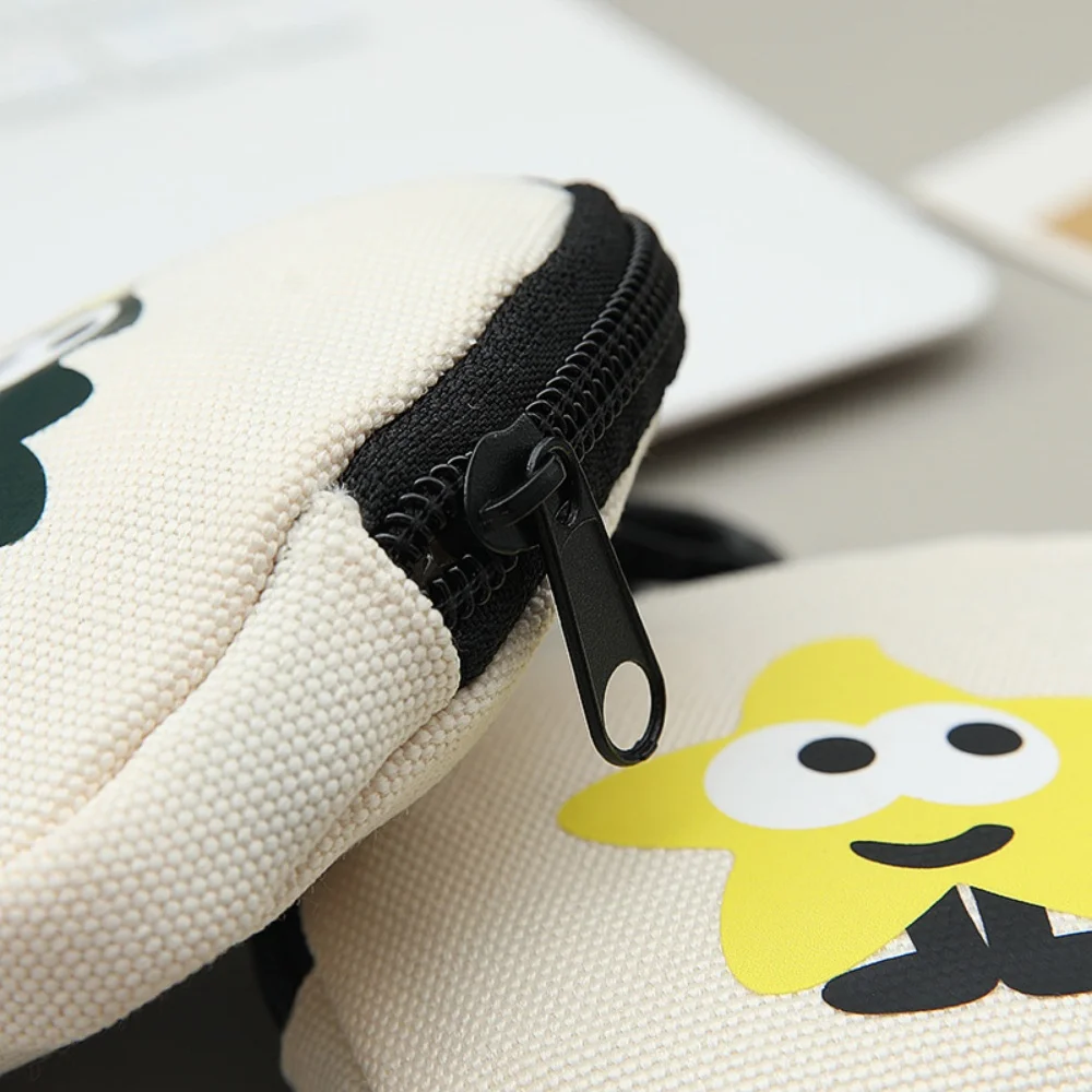 New Cartoon Cute Coin Purse Data Cable Charger Earphone Holder Case with Hook Travel Portable Storage Bag Men Women Key Wallet