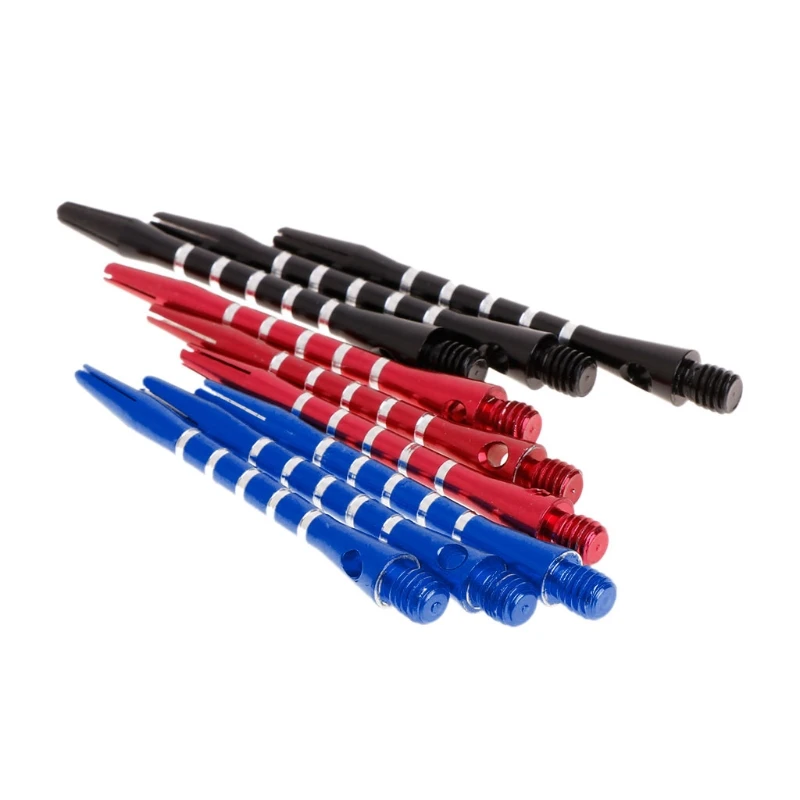 9Pcs Aluminum Darts Shafts Stems Target Grip Throwing Accessories Toy Sports Game Suit For Harrows amasport 5 10pcs baseball bat grip tape anti slip sweatband for softball overgrip baseball sports accessories