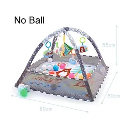 Infant Activity Play Mat with Multifunctional Fitness Frame and Fencing (NO balls)