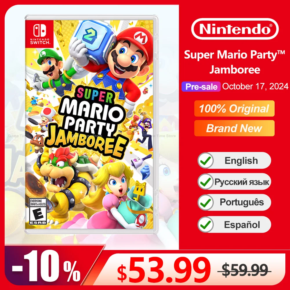 Super-Mario-Party-Jamboree-Nintendo-Switch-Game-100-New-Physical-Game ...