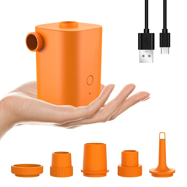 Camping Portable Air Pump Ultra-Mini Air Pump With 2500mAh USB Charging For Pillow Swimming Ring Inflatable Boat 1