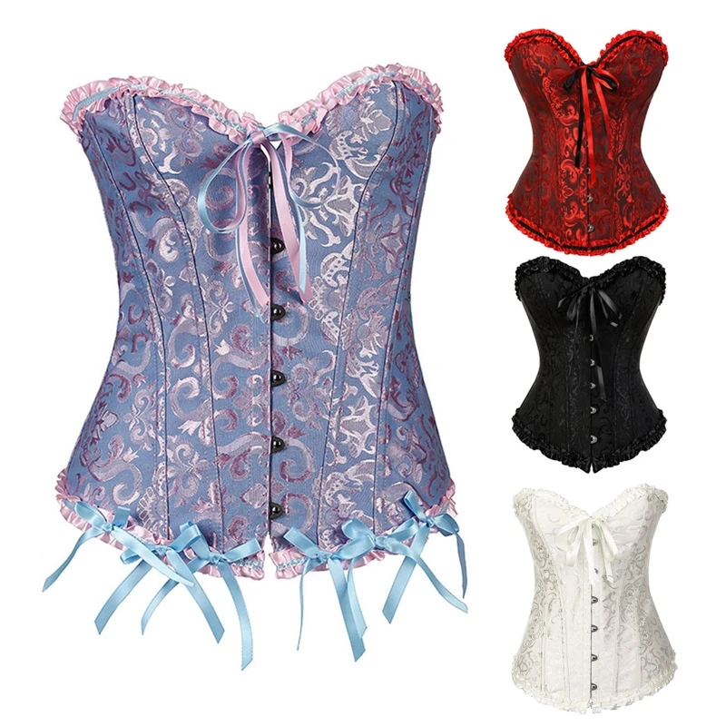 

Vintage Sexy Corsets Gothic Lingerie Corselet Overbust Retro Corset