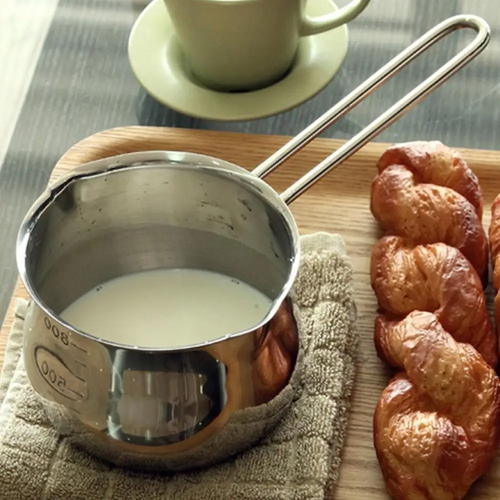 800ml Candy Non-stick Stainless Steel Melting Baking Milk Bowl Melting Pan Chocolate Pot Saucepan