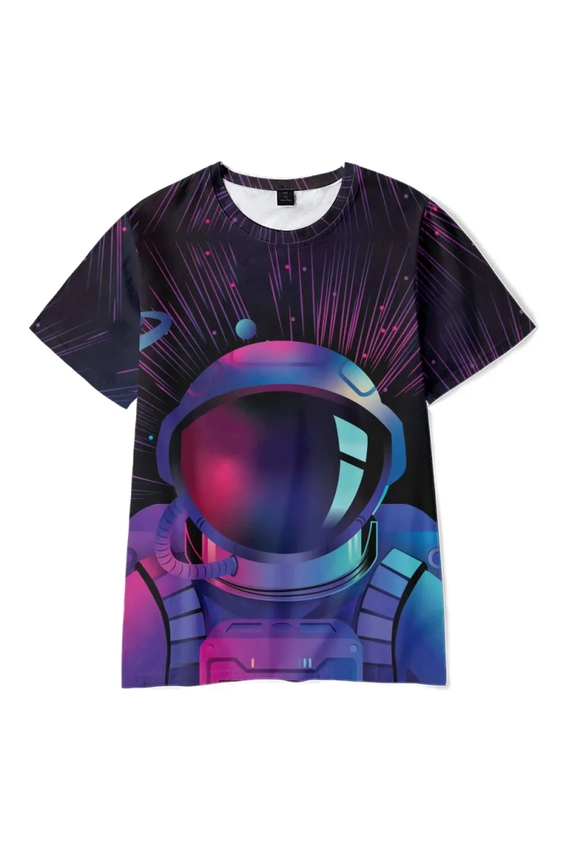 

CN(Origin) half Casual polyester Casual summer Tops Tees MEN O-Neck Digital printing No Batik