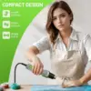 500W Electrical Mini Heat Gun Handheld Hot Air Gun Dual Temperature Setting 500°C for DIY Craft Embossing Shrink Wrapping PVC 4