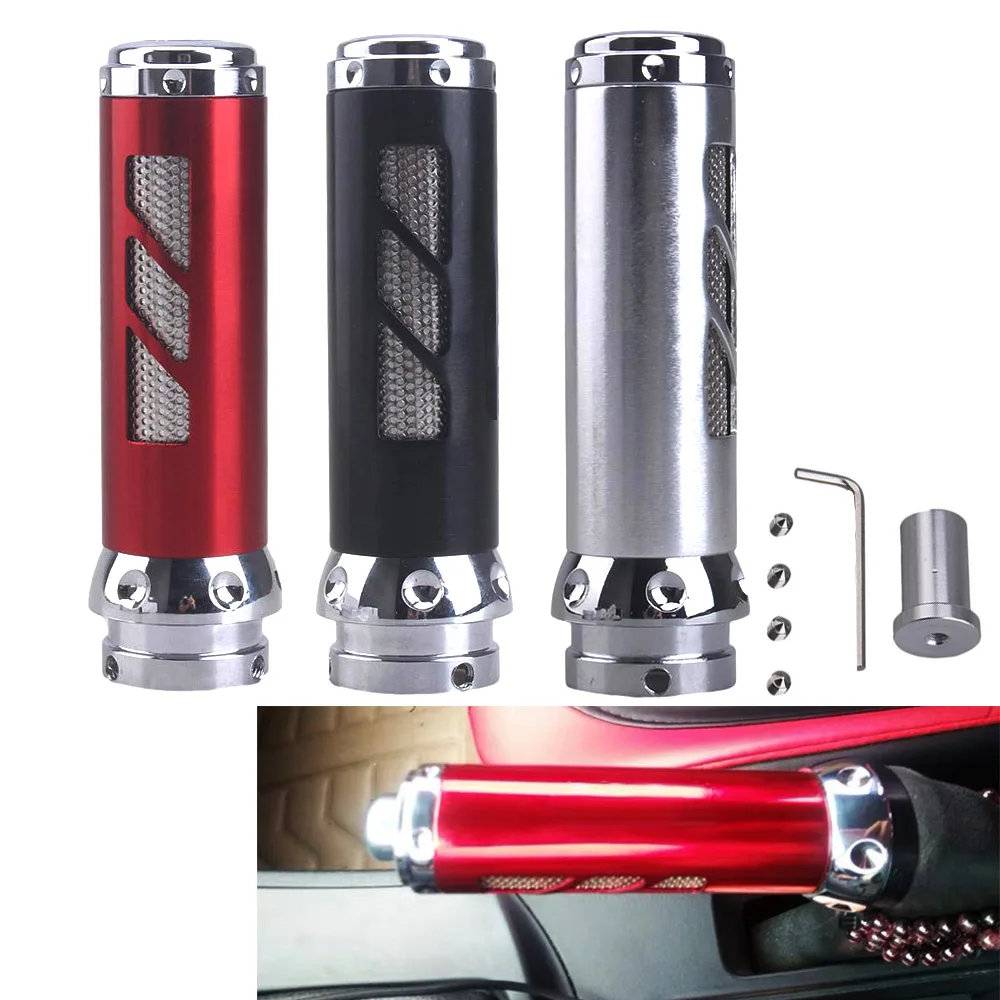 Hand Brake Cover Aluminum Universal Brake Handle Protective Cover for Car Interior