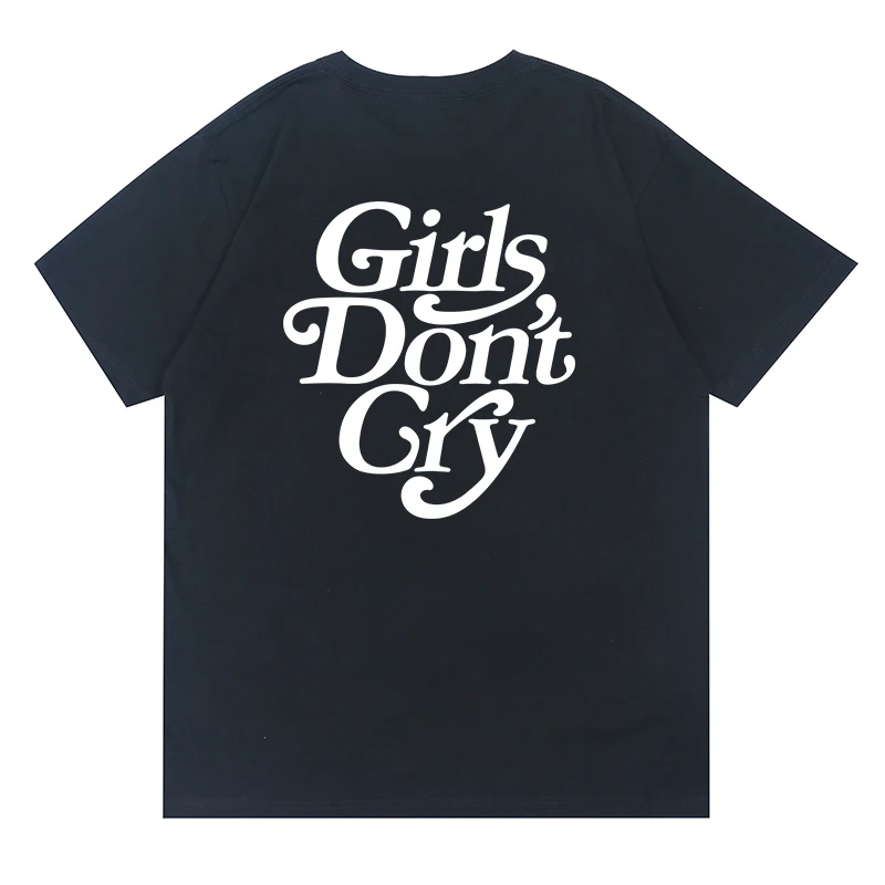 

Girls Don’t Cry Human Made Brand T shirt Men Women 100% Cotton High Quality Black White Letter Printing Casual T-shirt Tops Tee