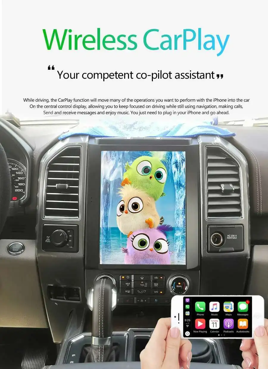 12.1" 256GB Android Screen Car Radio For Ford Raptor F150 F250 F350 F450 F650 20