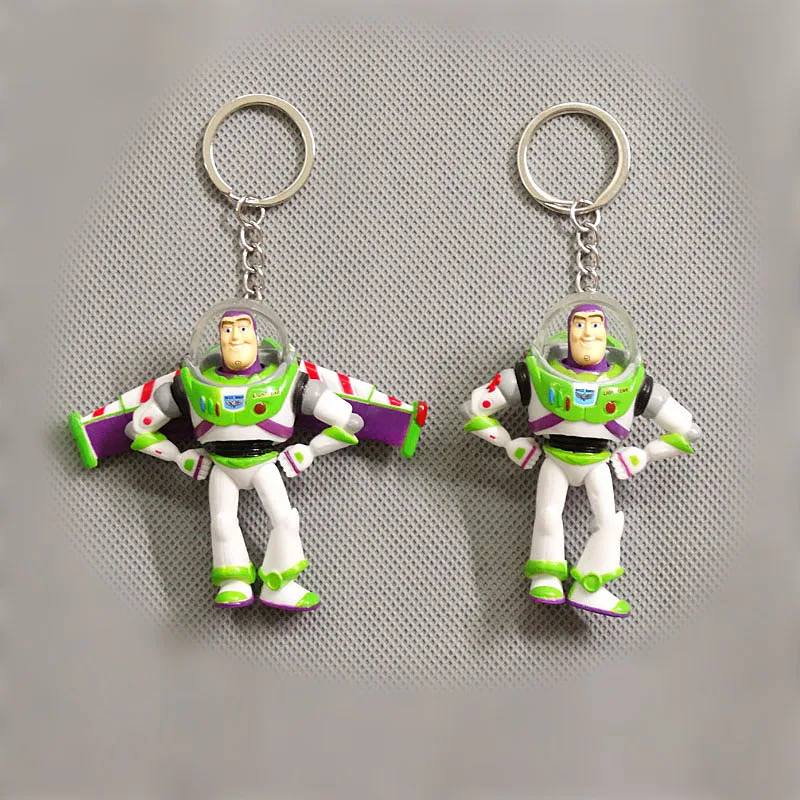 Disney Action Figures Toy Story Buzz Lightyear Ornament Portachiavi Accessori Borsa Da Scuola Charms Regalo