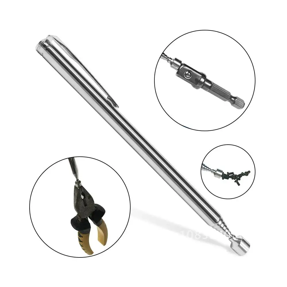 

Portable Mini Telescopic Magnet Handheld Pick Up Stick Extending Magnetic Pen Pick Up Mini Rod