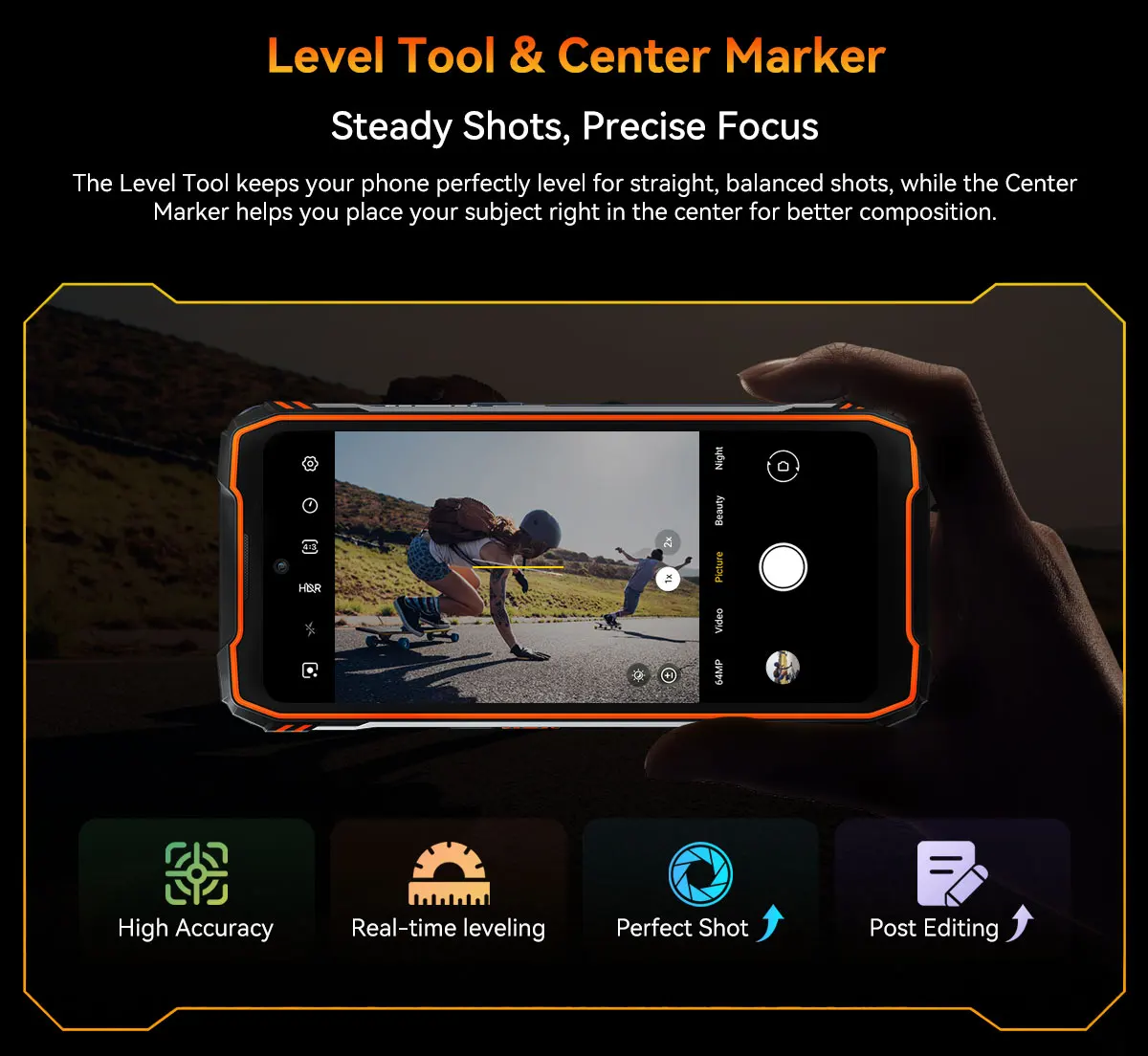 Blackview XPLORE 1 [No EU Charger] Rugged Smartphone 5G 20000mAh 45W 48(16+32)GB + 512GB 6.78'' 2.4K Android 15 Mobile Phone