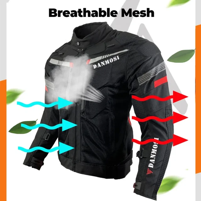 Motorcycle Riding Suit Men Jacket Pants Waterproof Split Type Summer Breathable Back Protection Elastic Outdoor Gear 3