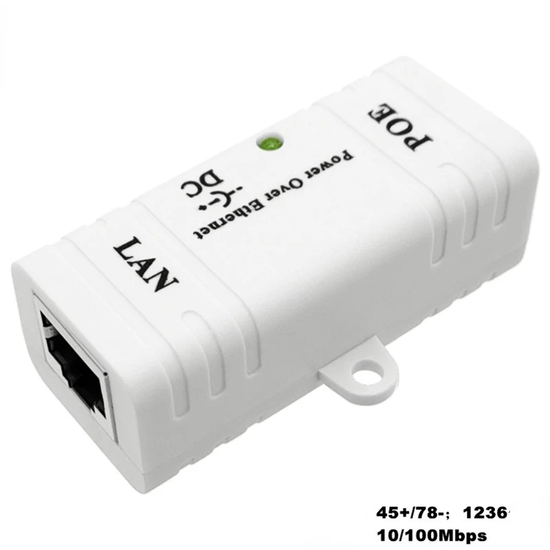 

5V 12V 24V 48V/1A POE Injector Power Splitter for IP Camera POE Adapter Module Accessories Single Port POE