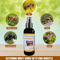 100ml Bee Attractant Spray Multipurpose Carpenter Attractant Lure Effective User-Friendly Bee Lure Portable Bee Bait For Bee 2