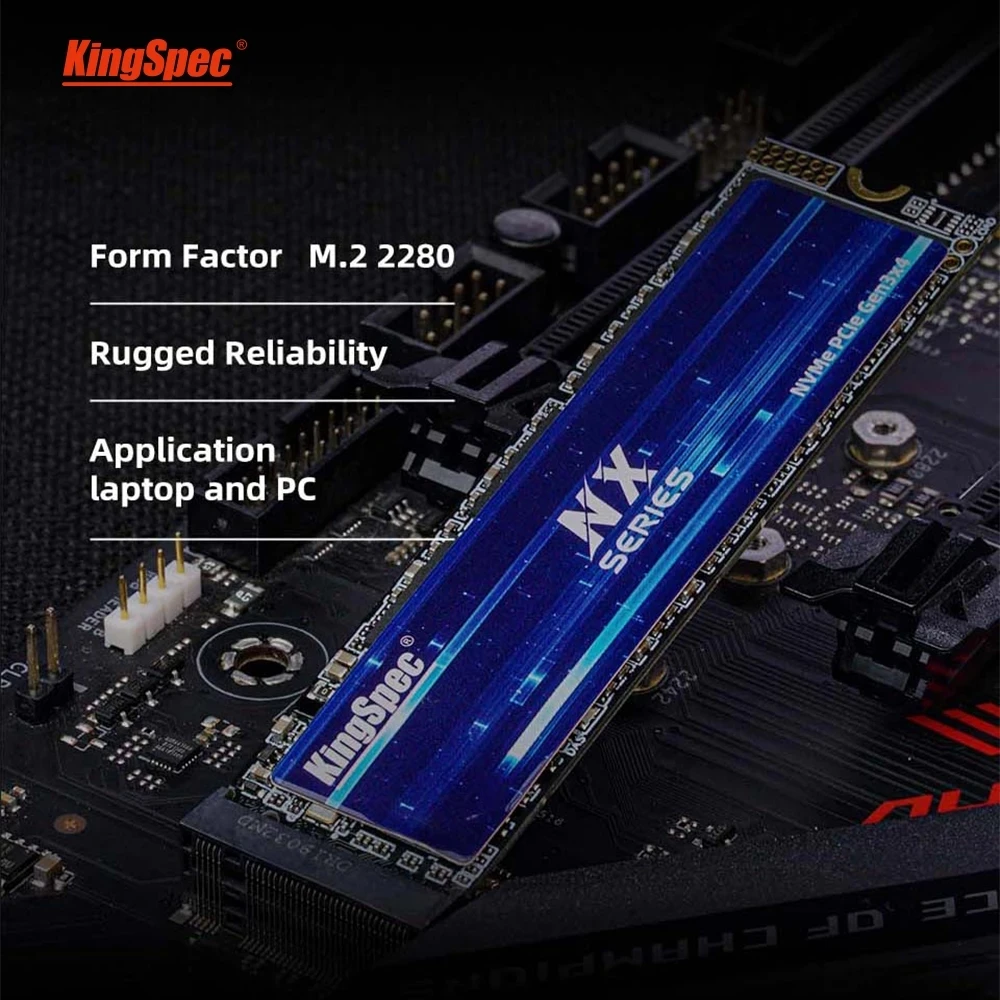 Фото KingSpec SSD M2 NVME 1 ТБ 2 ТБ 512 ГБ 256 ГБ SSD M.2 2280 PCIe 3,0 SSD NVMe M2 Жесткий диск Внутренний твердотельный накопитель для портативных компьютеров Аксессуары для хранения №3
