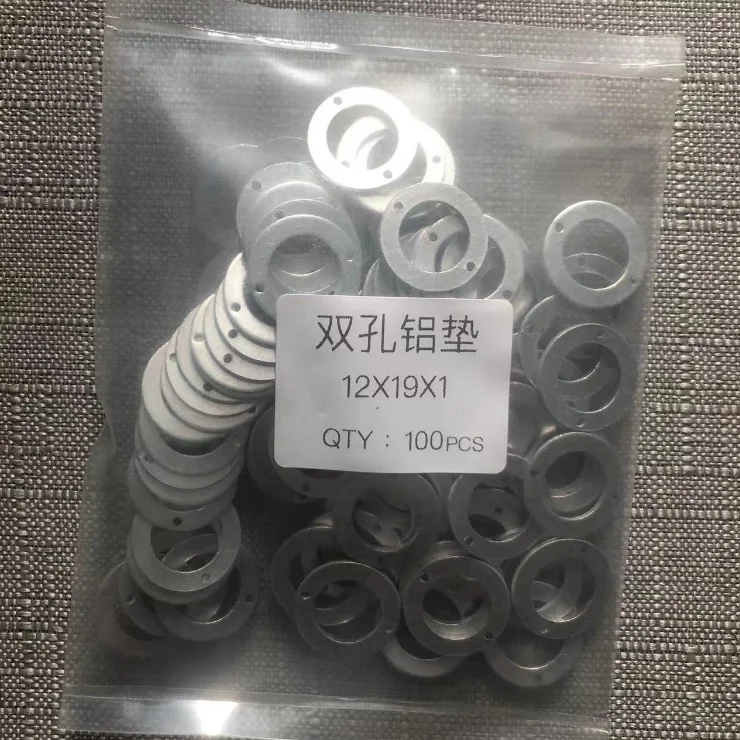 ALYTEST 100PCS Injector Aluminum Washer 23654-64010 2365464010 for