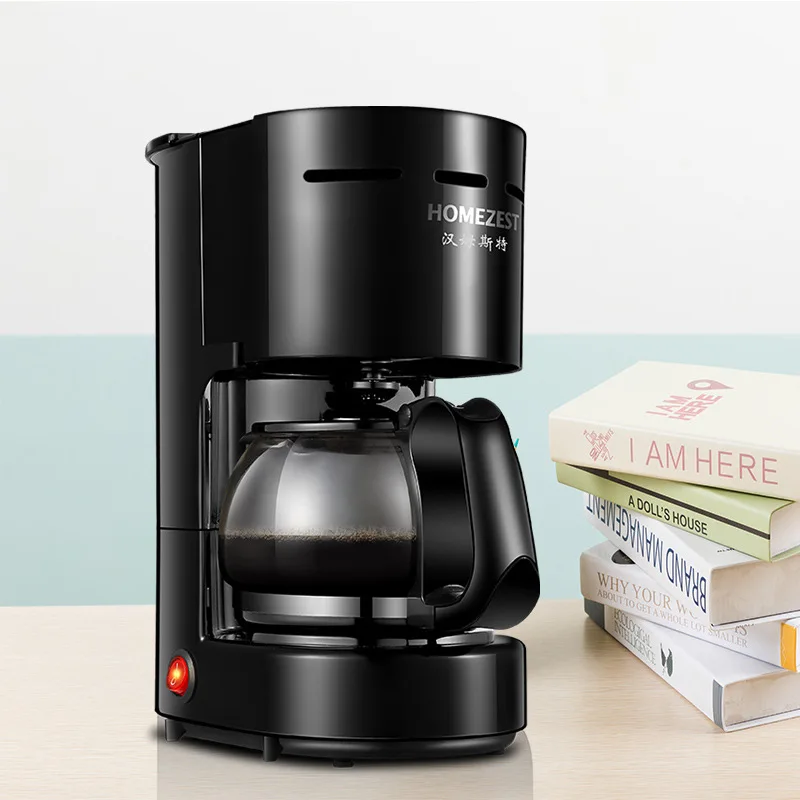 Small Classic American Coffee Machine Portable Home Drip Coffee Machine Freshly Ground Manual Pot Removable Filter