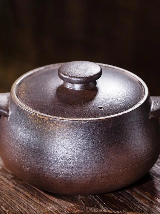 대형 세라믹 모래솥 전통 숯불 난로 가스레인지 전기 세라믹 스토브 수프 냄비