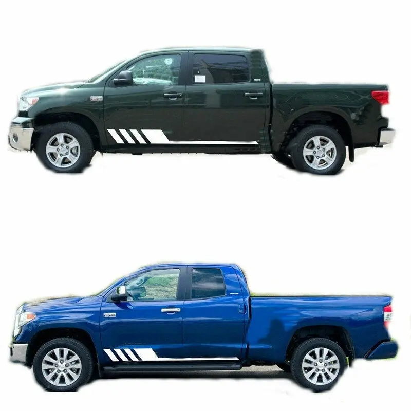 

2 Pcs Car Side Stickers For TUNDRA Graphics Vinyl Fender Decal Stripe