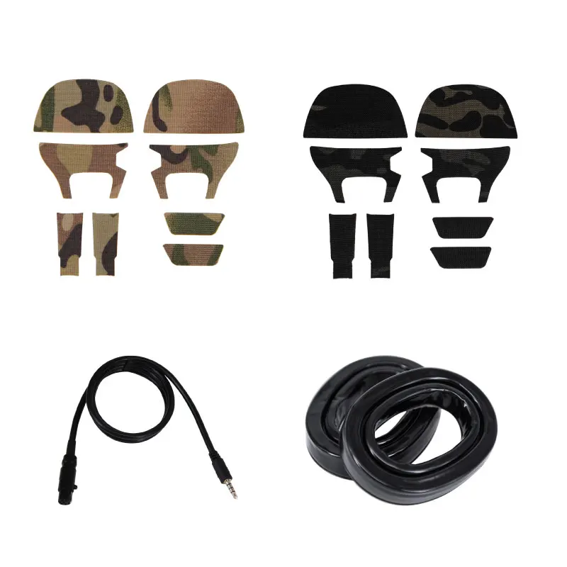 FCS-TACTICAL AMP Headset Accessories Microphones Cables Earpads and Mount Bridge Tactical Headphone Parts