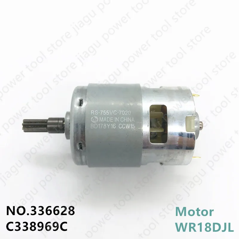 

18V DC MOTOR 7 teeth for Hitachi 336628 WR18DJL WH18DJL WH18DGL Cordless Impact Wrench Spare Parts Power Tool Accessories