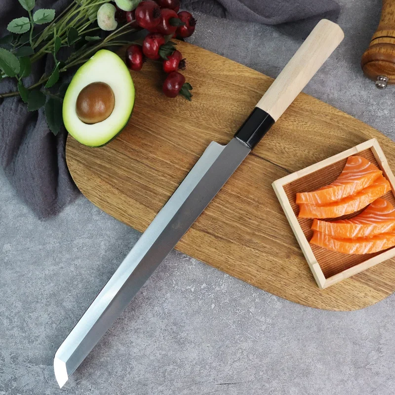 Kitchen Knife Japanese Knife Set Chef's Fish Filleting Sashimi Sushi Slicing Maple Handle