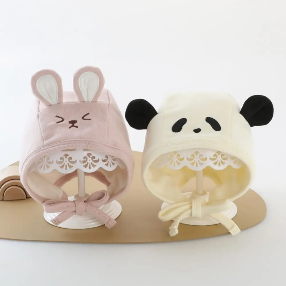 Cartoon Cute Baby Fetal Cap Animals Cartoon Newborn Beanie Hat Soft Windproof Infant Bonnet Hat Photography Props