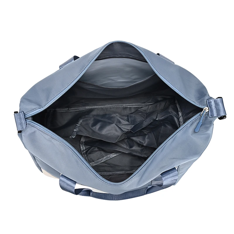 Large handbag with adjustable shoulder strap, suitable for outdoor multifunctional use, zipper closure, travel bag, independent