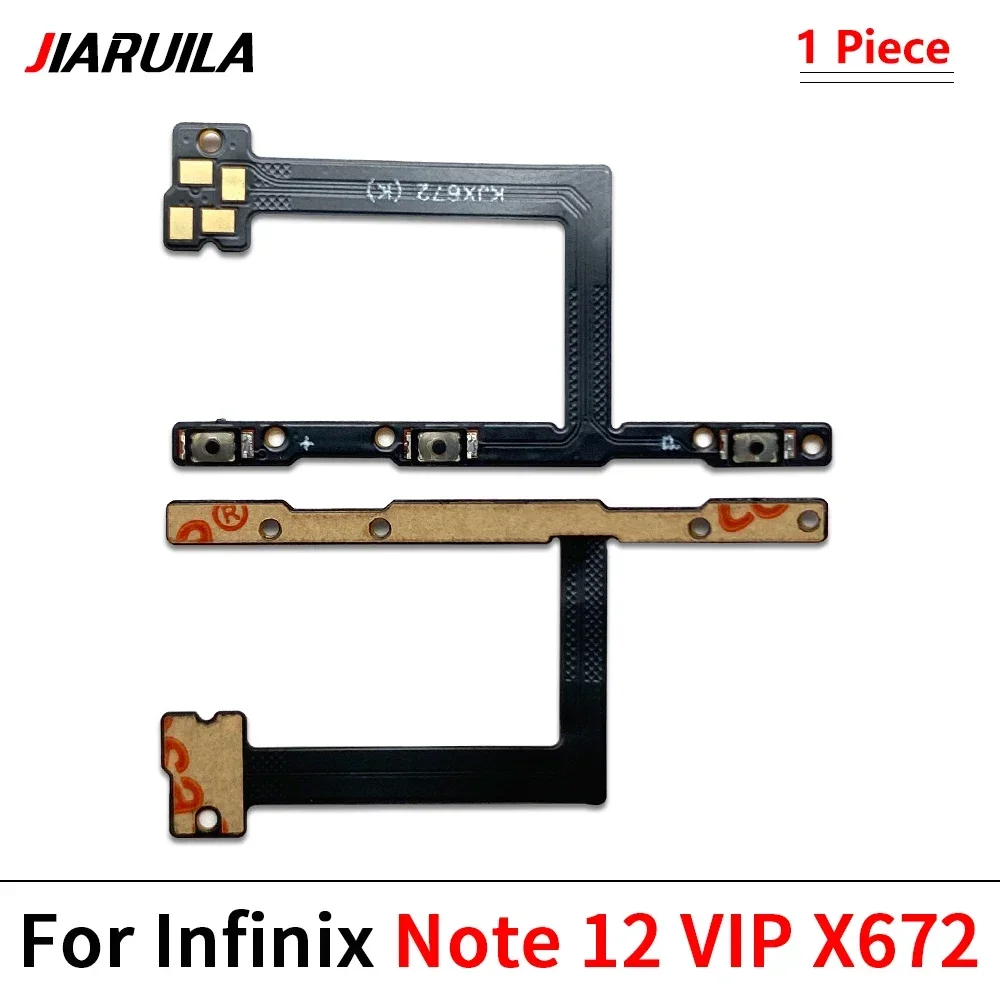 100Pcs，Volume Button Power Switch On Off Button Flex Cable