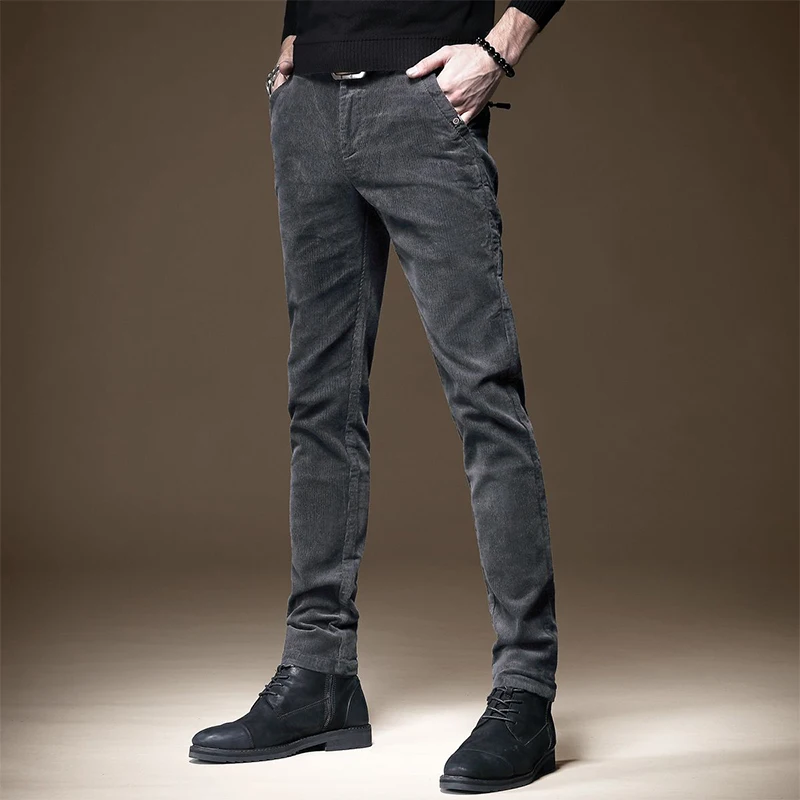 Autumn-Winter-Korean-Fashion-Trend-Straight-Corduroy-Pants-Male-Slim ...