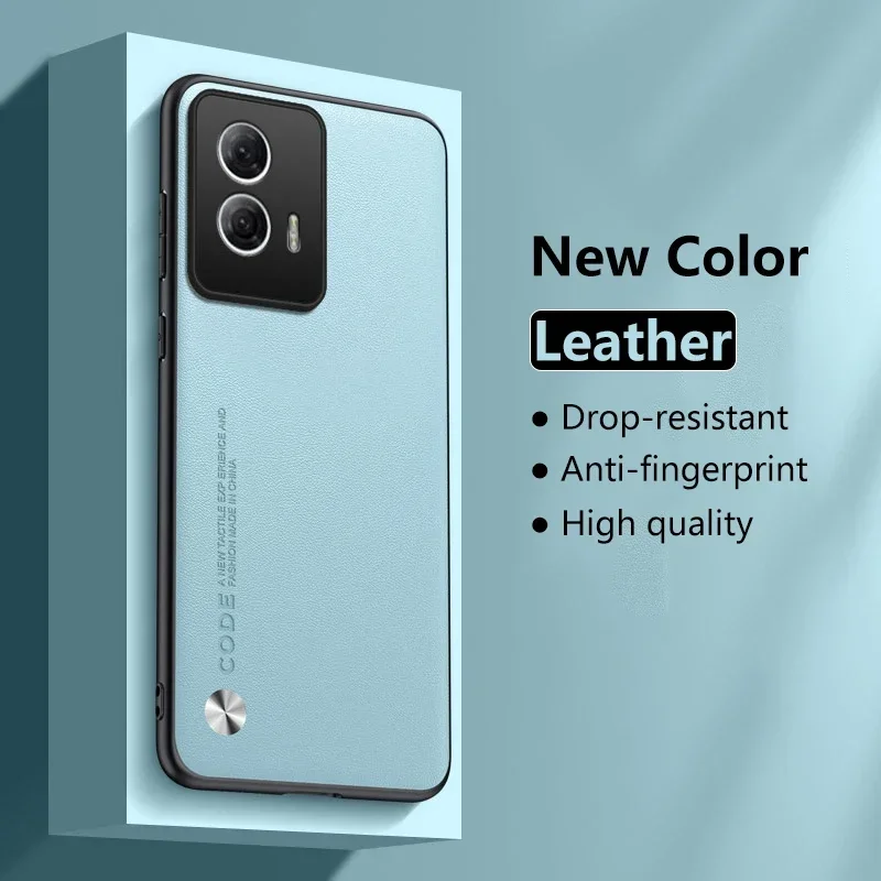 Leather Carbon Fiber Phone Case – Durable Hard Protection Cover
