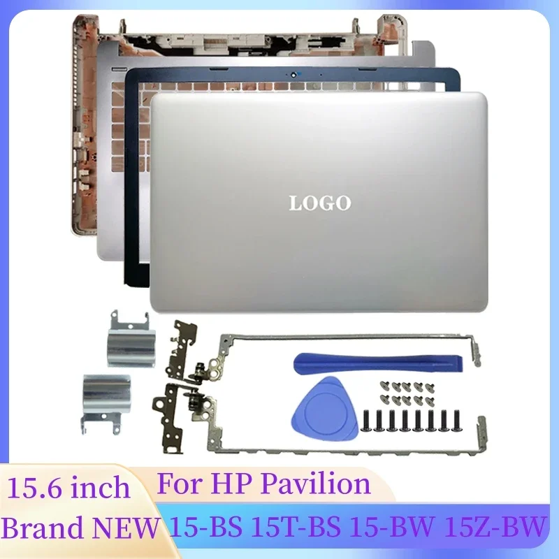 

NEW Laptops Case For HP 15-BS 15-BW Laptop LCD Back Cover Front Bezel Hinges Cover Palmrest Bottom Shell Notebook Accessories