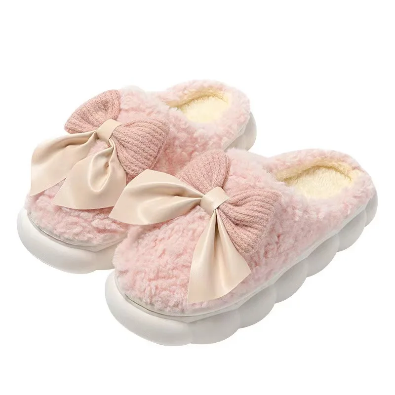 

2024 new arrival winter&autumn warm thick women indoor slippers PDD387