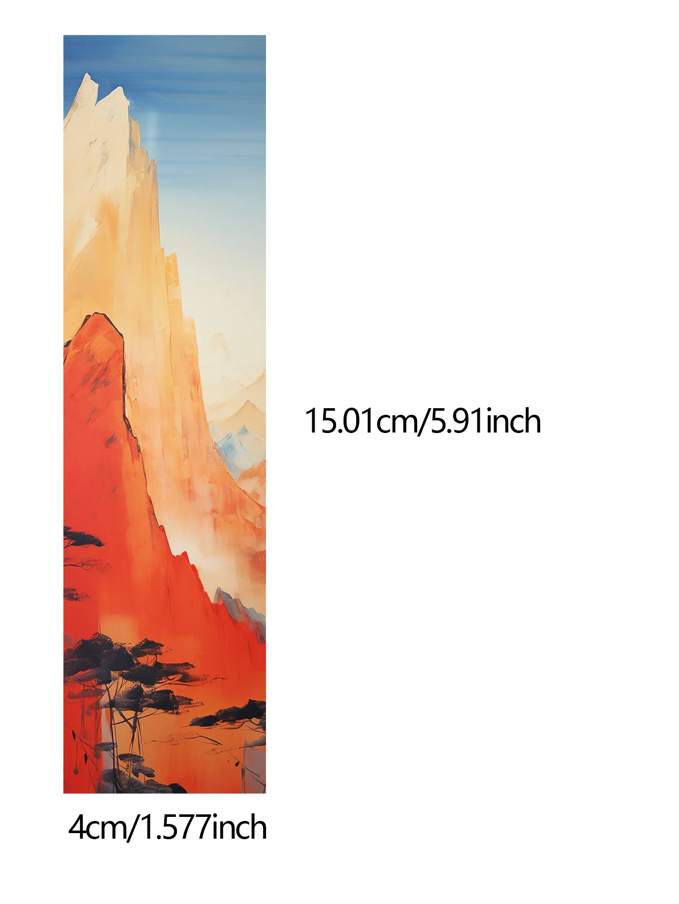 중국 컬러 풍경 그림 북마크 DIY 장식 독서 페이지 책 마킹, 학생용 선물 종이 카드, 30 개, 60 개