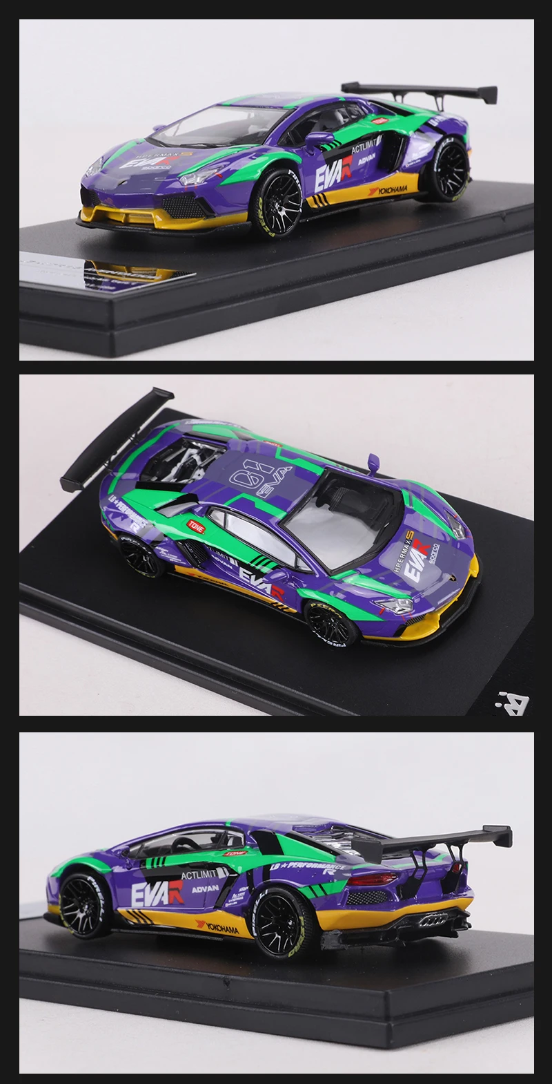 King Model 1:64 LB WORKS Acentador LP700 Alloy Model Car 