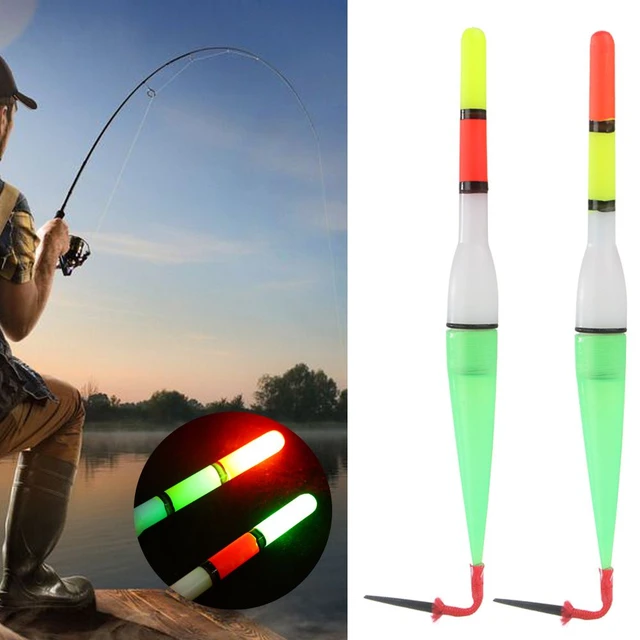 Electrons LED Fishing Gear Fishing Tackle With Battery Buoy Strike Fishing  Float Bobber Electric Floats - AliExpress