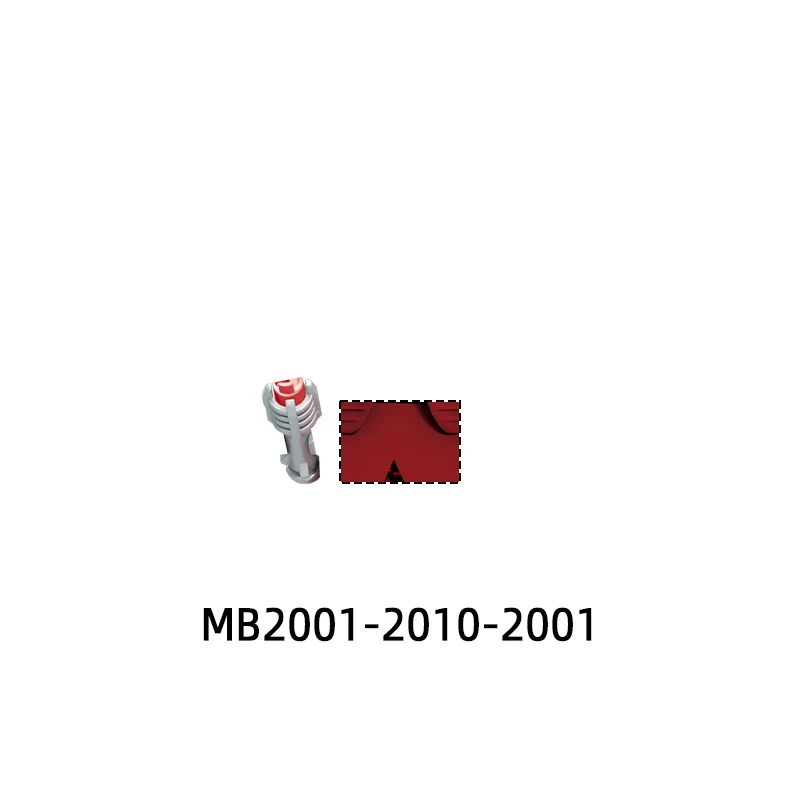MB2001-MB2010 무기 바지 헤어 부품 액션 피규어 검 모델 블록 MOC 브릭 세트 선물 장난감