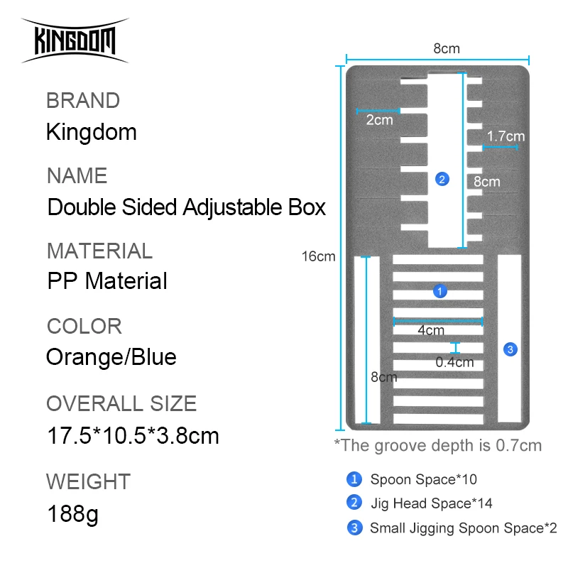 Boîte De Rangement Magnétique Pour Hameçons Matt Hayes - 42 Sections, Double Face (14,5x12x2 Cm)